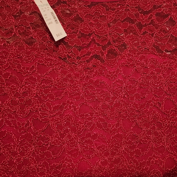 Red lace Maurices dress - Picture 2 of 4